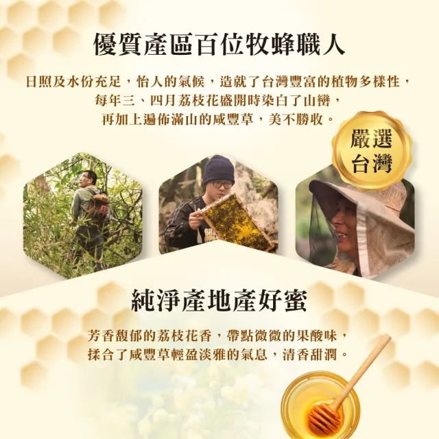 【蜜蜂工坊】金選台灣蜂蜜(700gX1罐)
