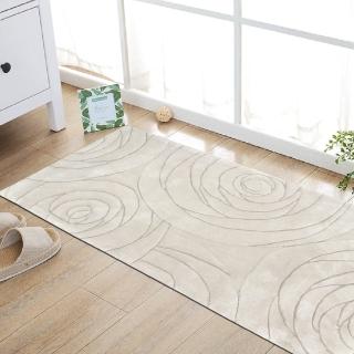 【SDL Home 山德力】ESPRIT Lakeside地毯 ESP-3109-01 70X140cm(德國品牌 米色 玫瑰)
