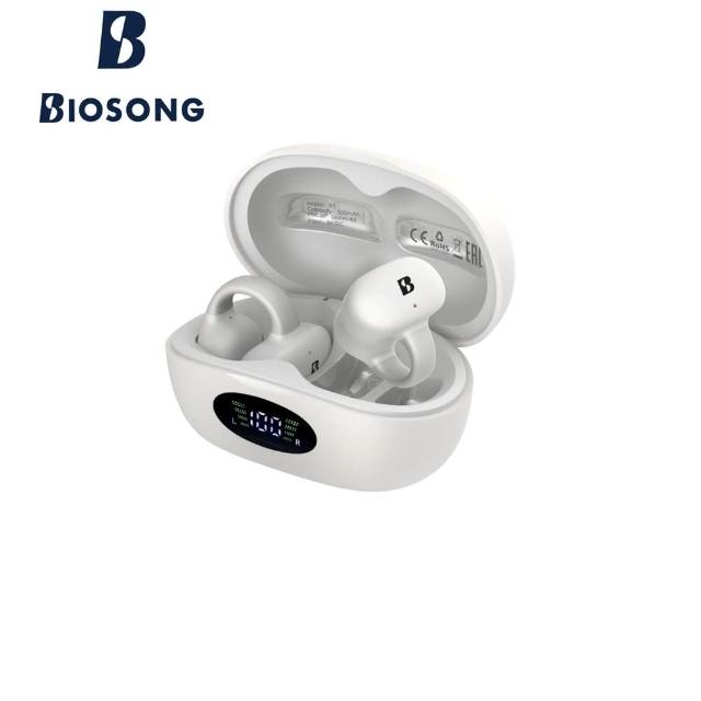 【A4 Bloody 雙飛燕】BIOSONG B5 耳夾式音響藍牙耳機(開放式 藍牙 5.4 無線 IP54 耳機)