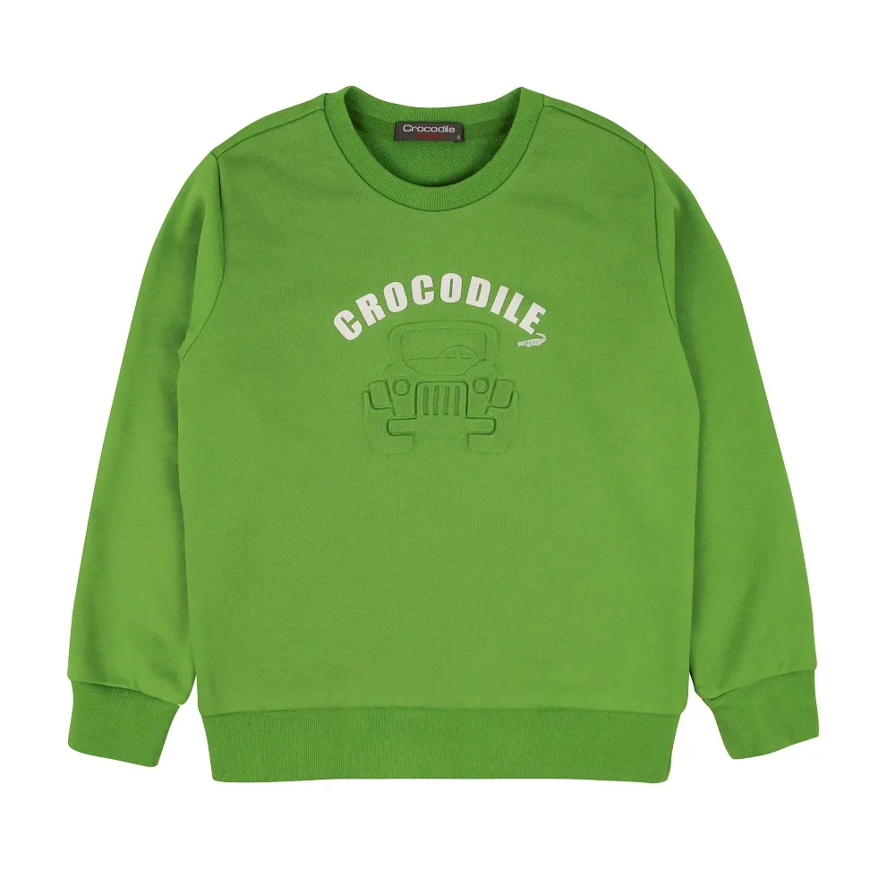 【Crocodile Junior 小鱷魚童裝】『小鱷魚童裝』鋼印汽車休閒上衣(產品編號 : U66431-04 小童款)