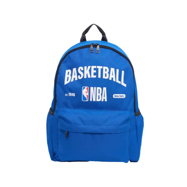 【NBA】NBA 字樣印刷 基本後背包 男 女 藍色(3455174082)