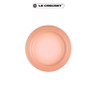 【Le Creuset】瓷器輕虹霓彩系列圓盤18cm(蜜桃橙)