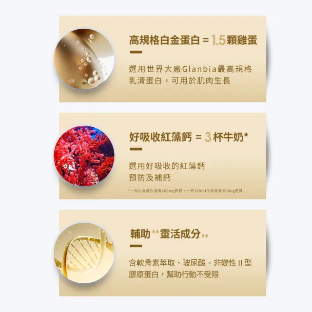 【Eatbliss 益比喜】好齡光白金蛋白禮盒26入+攪拌杯(多效合一.優蛋白.高鈣600mg 送禮)