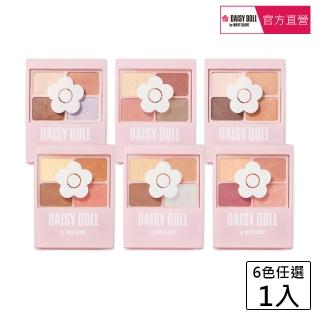 【DAISY DOLL】小花煥彩四色眼影盤5.1g(6色任選)