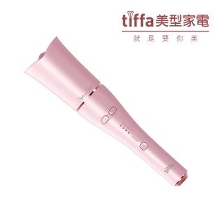 【Tiffa】陶瓷離子電動捲髮器(玫瑰粉)