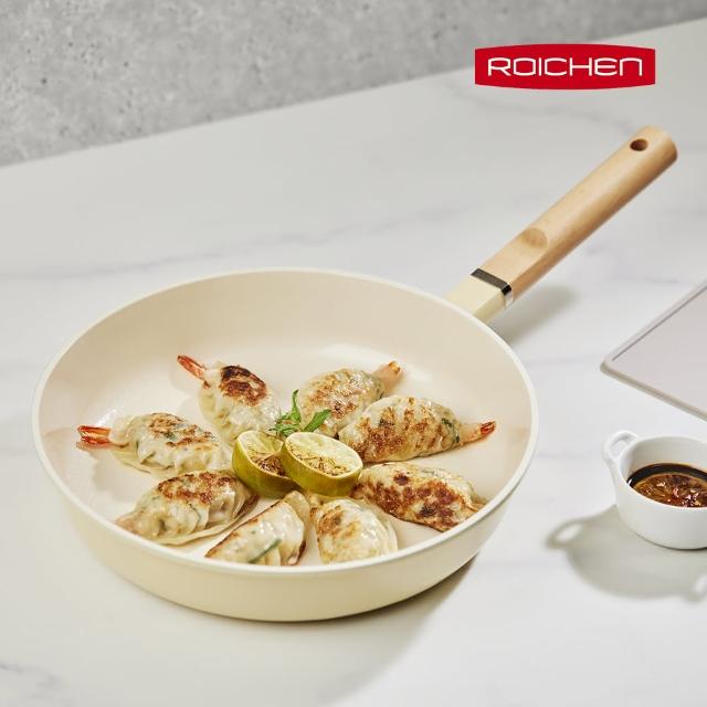 【Roichen】韓國抗菌陶瓷不沾平底鍋 28cm(IH爐/全火源適用)