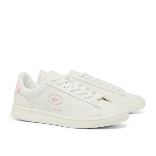 【LACOSTE】CARNABY SET 女鞋 皮革休閒鞋 運動鞋 工作鞋 白粉(48SFA0017 UH1)
