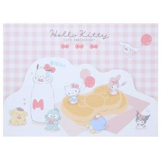 【Kamio】三麗鷗 A6 彩色便條紙 便條本 Hello Kitty50週年 甜點樂園