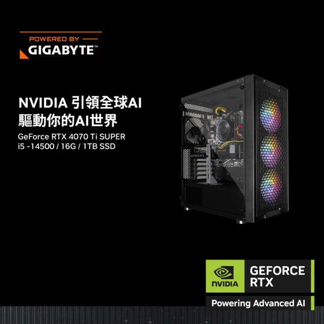 技嘉平台 i5十核GeForce RTX 4060{白尾鳶K