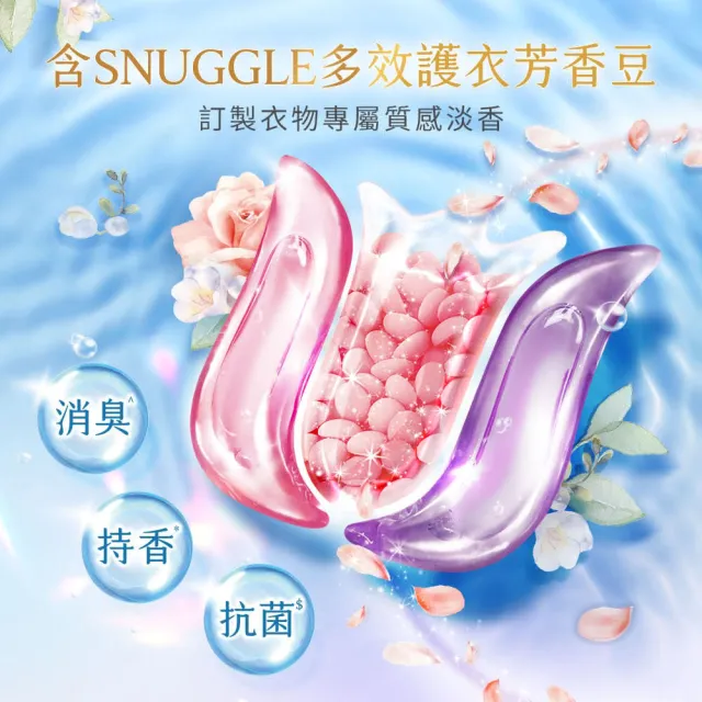 折價券專用【白蘭】精油芳香豆洗衣球_20顆/袋x6(粉漾花園/蔚藍夢境)