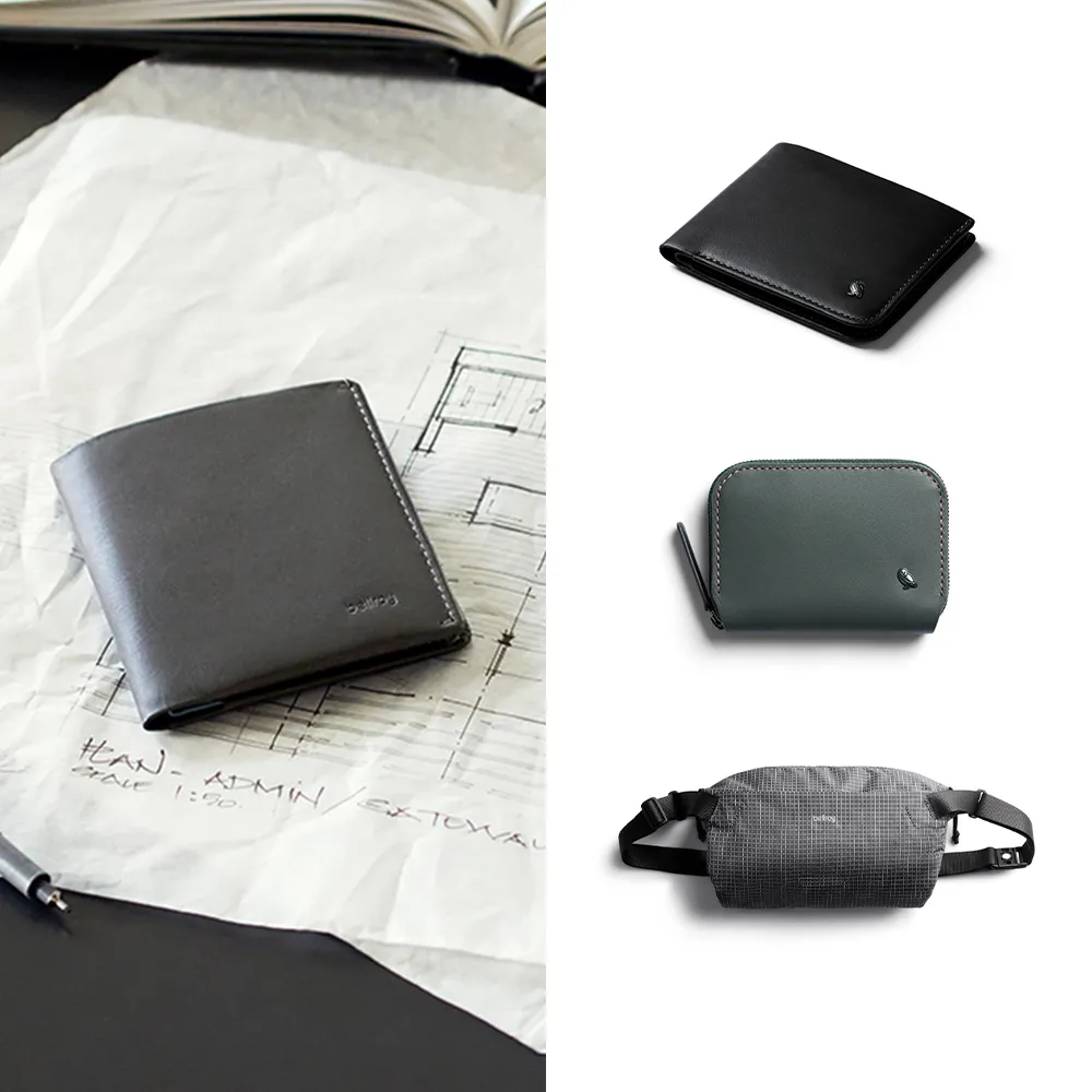 【Bellroy】人氣皮夾/斜背包 多款均一價(Hide & Seek HI.LO / Folio Mini / Note Sleeve / Lite Sling)