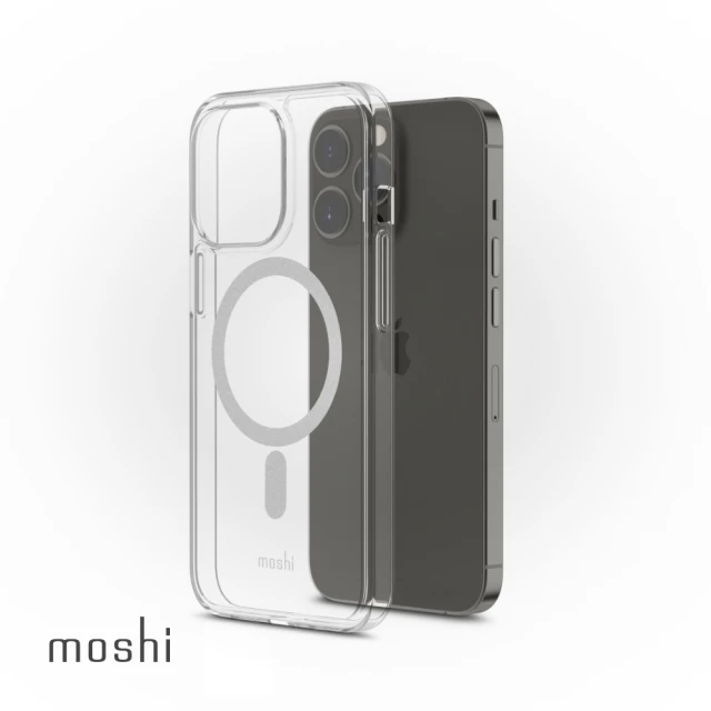 moshi iPhone 13 Pro 6.1吋 Arx Clear MagSafe 磁吸輕量透明保護殼(iPhone 13 Pro)