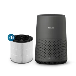 【Philips 飛利浦】買濾網送主機(AC0850)★奈米級勁護濾網-FY0293 6入(適用型號: AC0850)