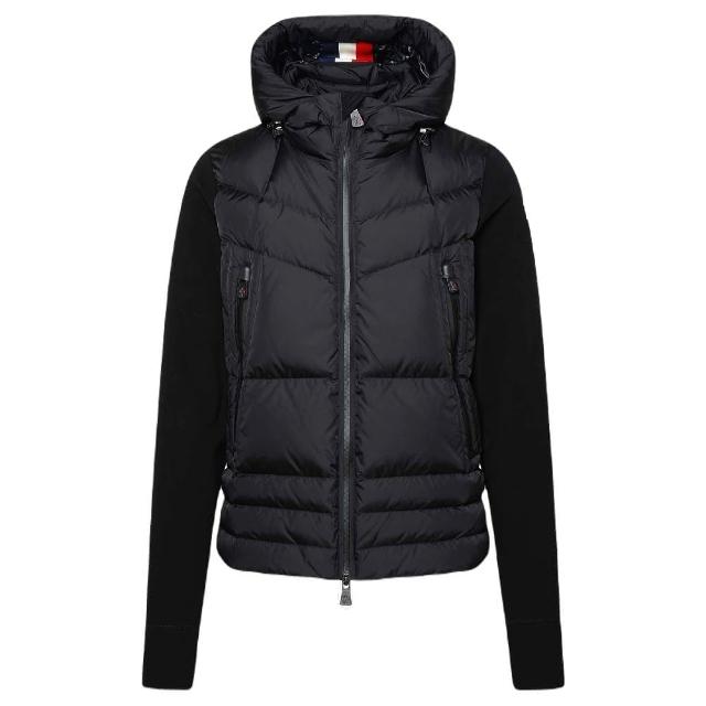 【MONCLER】秋冬新款 男款 前襟羽絨連帽外套-黑色(1號USA-S、2號USA-M、3號USA-L、4號USA-XL)