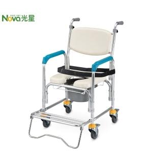 【NOVA 光星】附輪介護便盆椅(病患便盆椅#舒適便盆椅#便盆椅推薦#移動便盆椅#耐用便盆椅#家庭護理便盆椅)