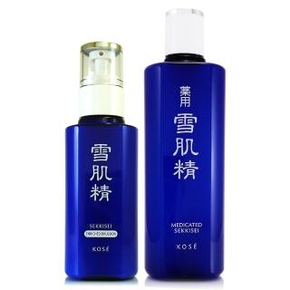 【KOSE 高絲】雪肌精乳液140ml-極潤型 + 雪肌精化妝水200ml(專櫃公司貨)