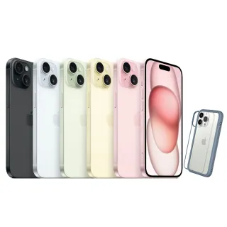 【Apple】S+級福利品 iPhone 15 128G(6.1吋)犀牛盾殼組