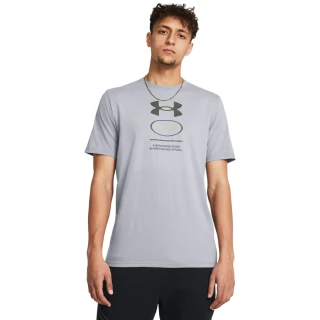 【UNDER ARMOUR】UA官方直營 男 LOGO 短袖T-Shirt_1380957-036(灰色)