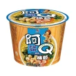 【阿Q桶麵】風味桶12入/箱(雞汁排骨/紅椒牛肉/生猛海鮮/韓式泡菜/蒜香珍肉  TQF微笑標章)