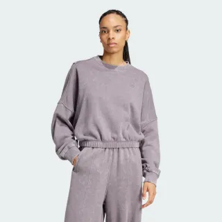 【adidas 愛迪達】PREMIUM ESSENTIALS 長袖上衣 大學T 女 - Originals IY7397