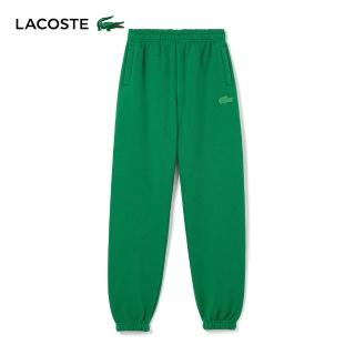 【LACOSTE】女裝-素色運動長褲(綠色)