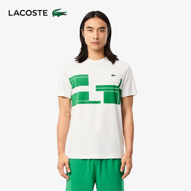 【LACOSTE】男裝-Lacoste Tennis x Novak Djokovic短袖T恤(白色)