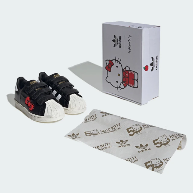 adidas 愛迪達 HELLO KITTY X SUPERSTAR運動休閒鞋 貝殼鞋 童鞋 - Originals IG6996