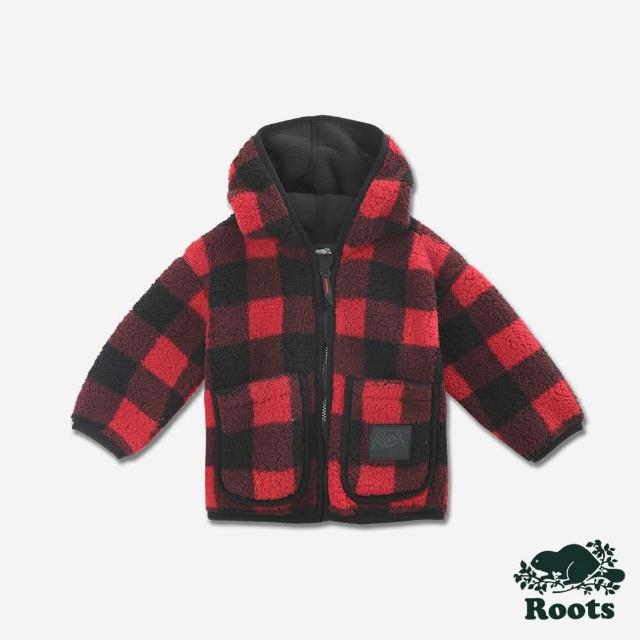 【Roots】Roots 嬰兒-SHEARLING FLEECE 連帽外套(紅色)