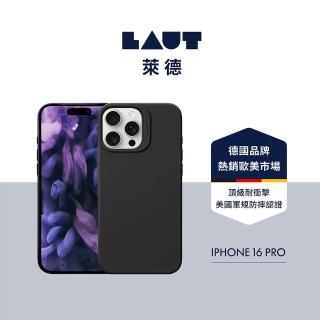 【LAUT 萊德】iPhone 16 Pro 磁吸輕量保護殼-黑(支援MagSafe功能)