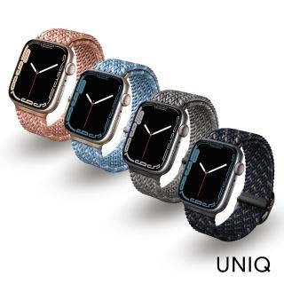 【UNIQ】Apple Watch 38/40/41/42mm Aspen DE 雙色防潑水編織錶帶
