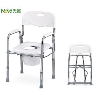 【NOVA 光星】收合型馬桶椅軟座(#舒適便盆椅#老人用#安全如廁#舒適耐用#防跌倒#久坐舒適#便捷收納)