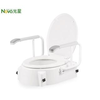 【NOVA 光星】Luxi歐式馬桶增高器(#三段高度調整#降低負擔#膝蓋保護#金屬骨架#止滑墊#穩固輔助#)