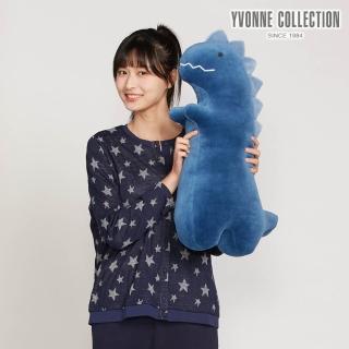【YVONNE 以旺傢飾】恐龍長型抱枕-普魯士藍(網路限定)
