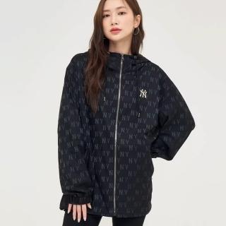 【MLB】連帽防風外套 Monogram系列 紐約洋基隊(3AWJM0444-50BKS)