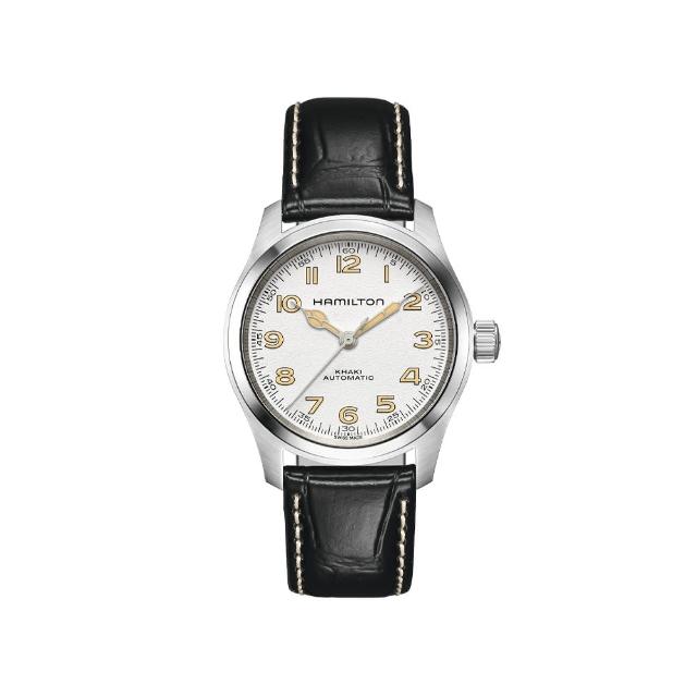 【HAMILTON 漢米爾頓】陸戰 Murph 墨菲腕錶 38mm(自動上鍊 中性 皮革錶帶 H70405710)