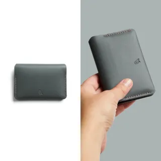【Bellroy 官方直營】Under Cover 極簡卡片夾 橫版 - RFID防盜(墨灰綠/機能性/聖誕交換禮物)