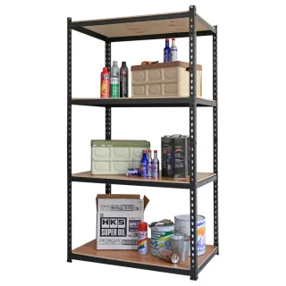 【居家cheaper】MIT專利免螺絲耐重角鋼架91x61x169cm四層(置物架 倉儲架 鐵架 荷重型層架 貨架 四層架)