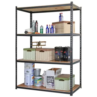 【居家cheaper】MIT專利免螺絲耐重角鋼架121x61x169cm四層(置物架 倉儲架 鐵架 荷重型層架 貨架 四層架)