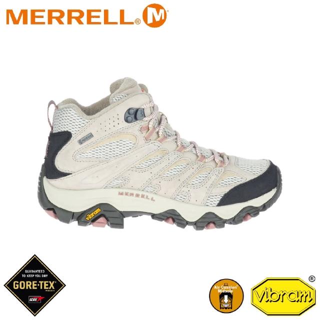 【MERRELL】女 MOAB 3 MID GORE-TEX中筒防水登山鞋《奶油白》 ML036314/越野鞋/健行鞋(悠遊山水+)