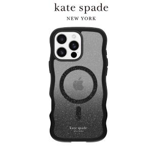 【KATE SPADE】iPhone 16系列 MagSafe 精品手機殼 幻影黑(磁吸)