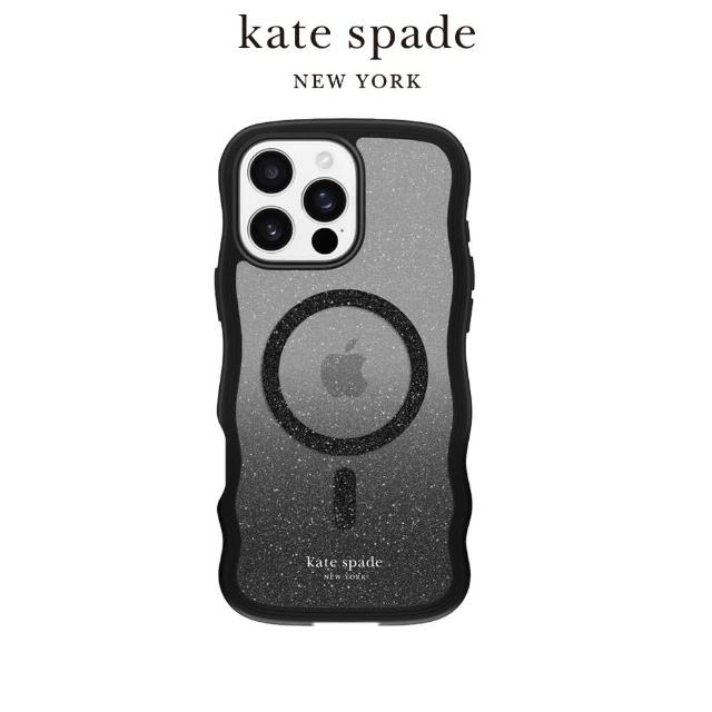 【KATE SPADE】iPhone 16系列 MagSafe 精品手機殼 幻影黑(磁吸)