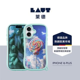 【LAUT 萊德】iPhone 16 Plus 磁吸耐衝擊保護殼-3D棒棒糖(支援MagSafe功能)