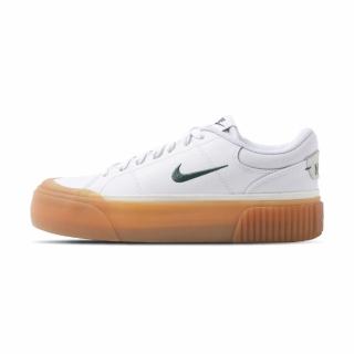 【NIKE 耐吉】Court Legacy Lift 女鞋 白色 皮革 休閒 橡膠 厚底 經典 休閒鞋FV5526-100
