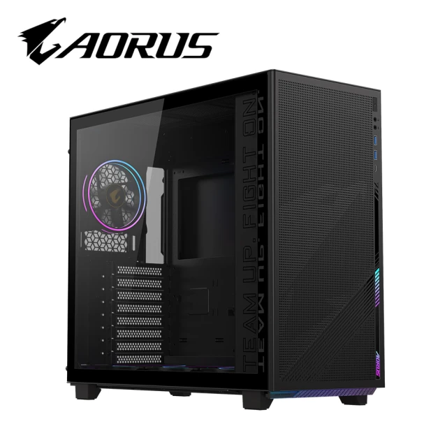 GIGABYTE 技嘉 AORUS系列 C400 鋼化玻璃側透 E-ATX機殼(GB-AC400G ST/GPU-36cm/CPU-16.8cm)