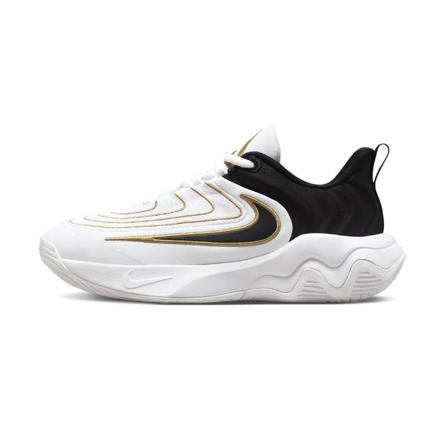 【NIKE 耐吉】Giannis Immortality 4 大童 白黑金色 字母哥 緩震 包覆 籃球鞋 FZ6734-100