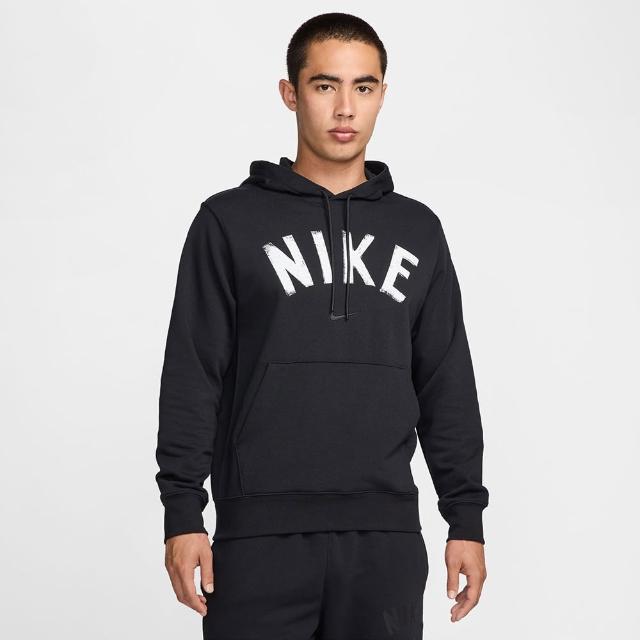 【NIKE 耐吉】長袖上衣 男款 帽T 運動 AS M NK DF SWOOSH FLEECE PO H 黑 FV9920-010