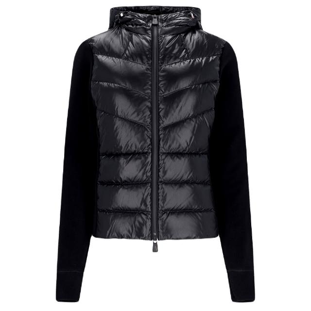 【MONCLER】秋冬新款 女款 前襟羽絨連帽外套-黑色(0號USA-XS、1號USA-S、2號USA-M、3號USA-L)