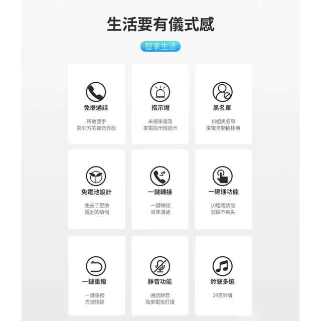 【Philips 飛利浦】超值2入組-來電顯示辦公有線電話(CORD026B)