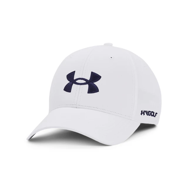 UNDER ARMOUR UA 男 Golf96 高爾夫球帽_1361547-101(白)