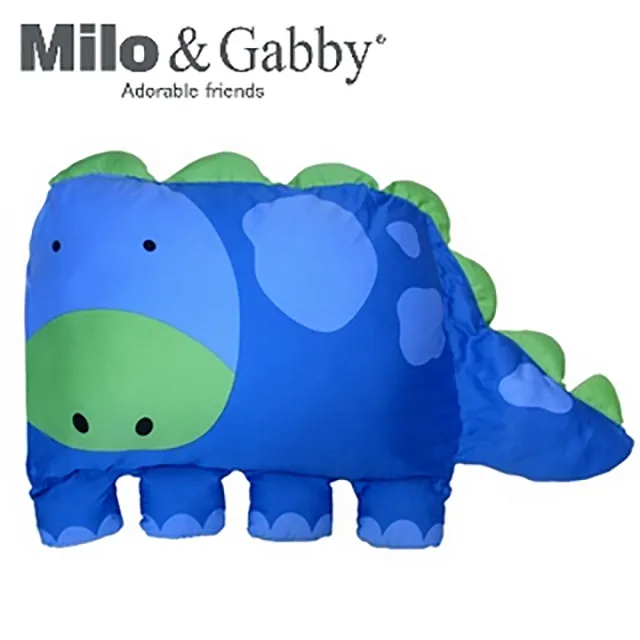 【Milo&Gabby】動物好朋友-超細纖維防蹣大枕心+2枕套-替換套組(多款可選-防蹣枕水洗枕)